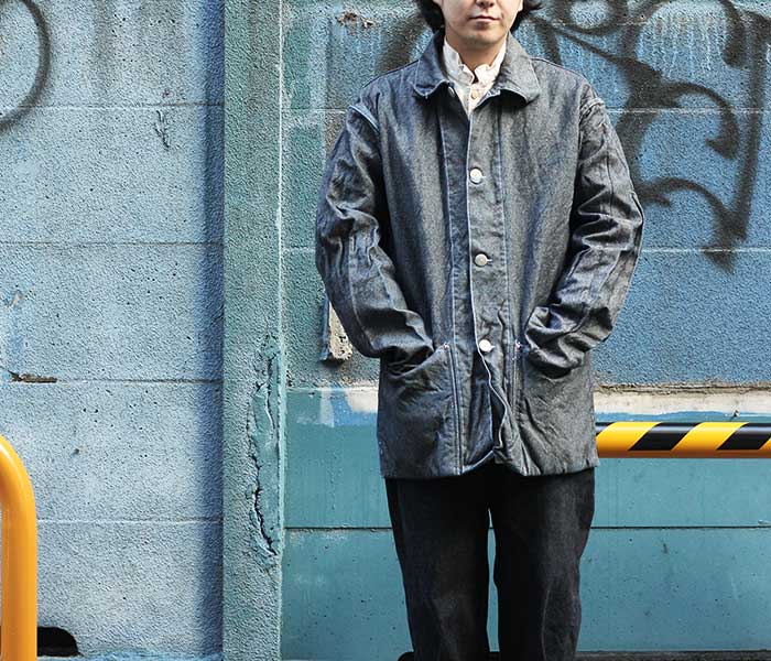 テンダー TENDER Co. 19oz デニム ジャケット ワンウォッシュ エリ付き