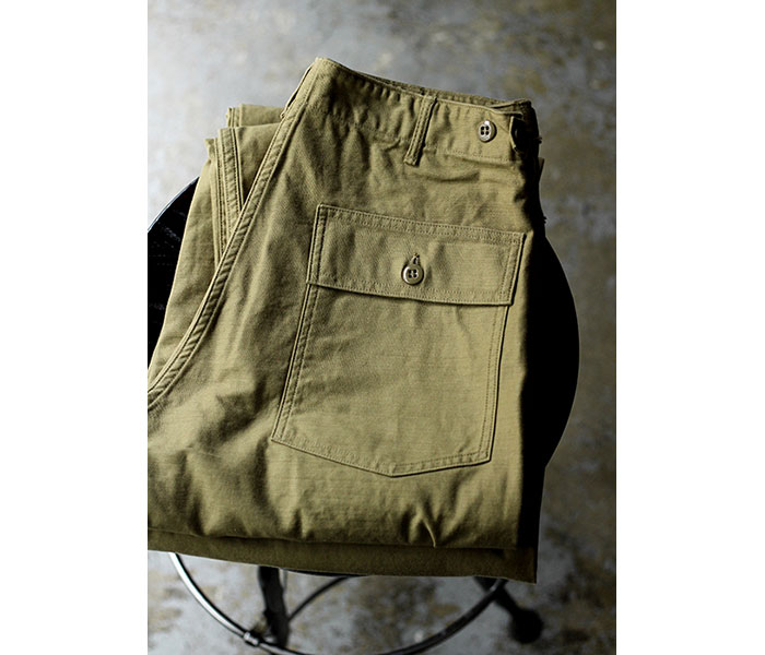20%OFF セール orSlow オアスロウ ファティーグパンツ 5002 ベイカー