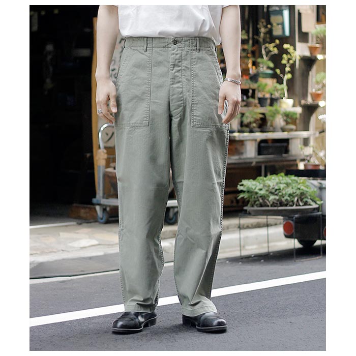orSlow オアスロウ サマー ファティーグ パンツ グリーン SUMMER