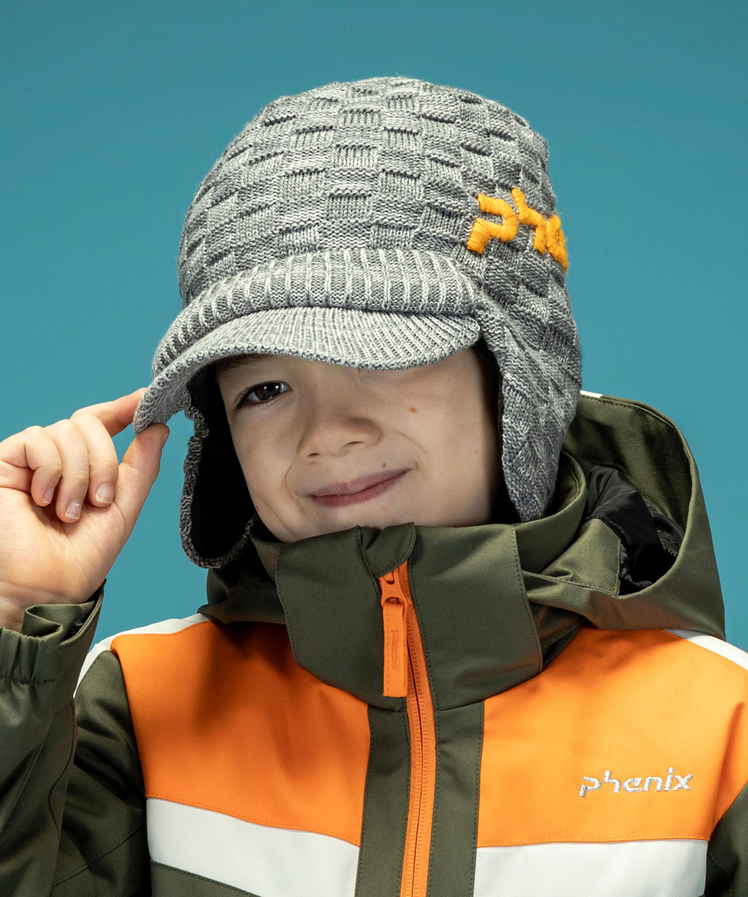 KIDS/JUNIOR】Maskman Earflap Knit Hat マスクマンイヤーフラップ