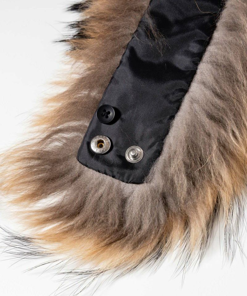 WOMENS】スキーウェア用アクセサリー 脱着式ファー RACCOON FUR