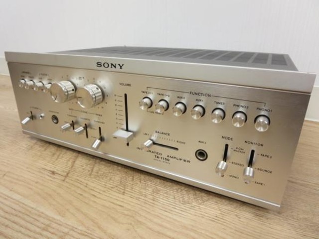 SONY プリメインアンプ TA-1150 動作品 名機 ステレオ（アンプ）の買取