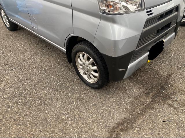 ダイハツ ハイゼットカーゴ 社外ホイール→純正ホイール 新品タイヤ