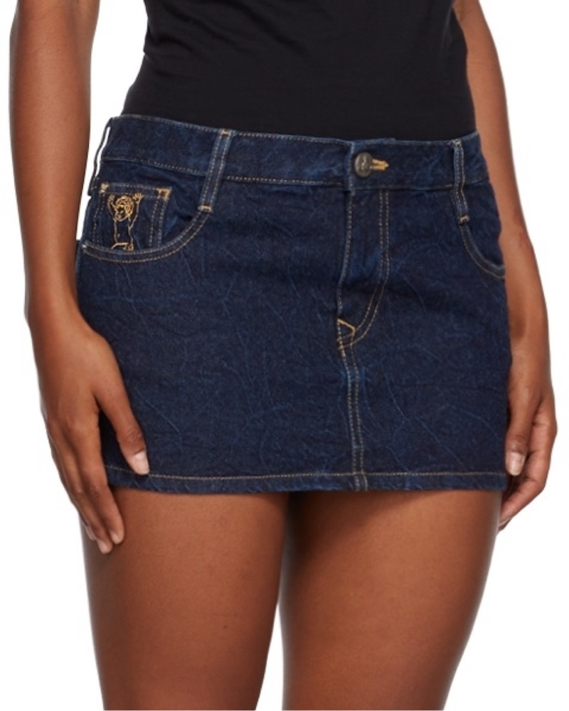 Vivienne Westwood Denim Mini Skirt by Vivienne Westwood - Pickle