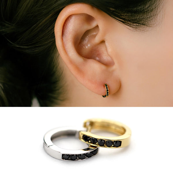 K18 コンビ ルーフピアス （片耳) K18 コンビ ルーフピアス （片耳