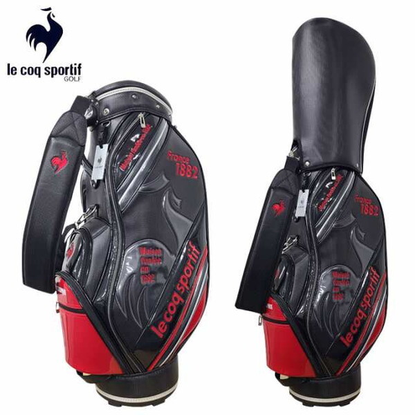 le coq sportif ルコック キャディバッグ 2025年モデル LG5SCB10M BKRD