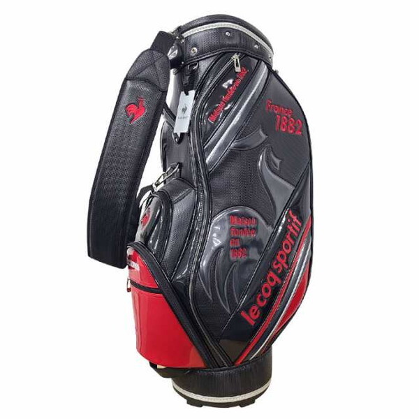 le coq sportif ルコック キャディバッグ 2025年モデル LG5SCB10M BKRD