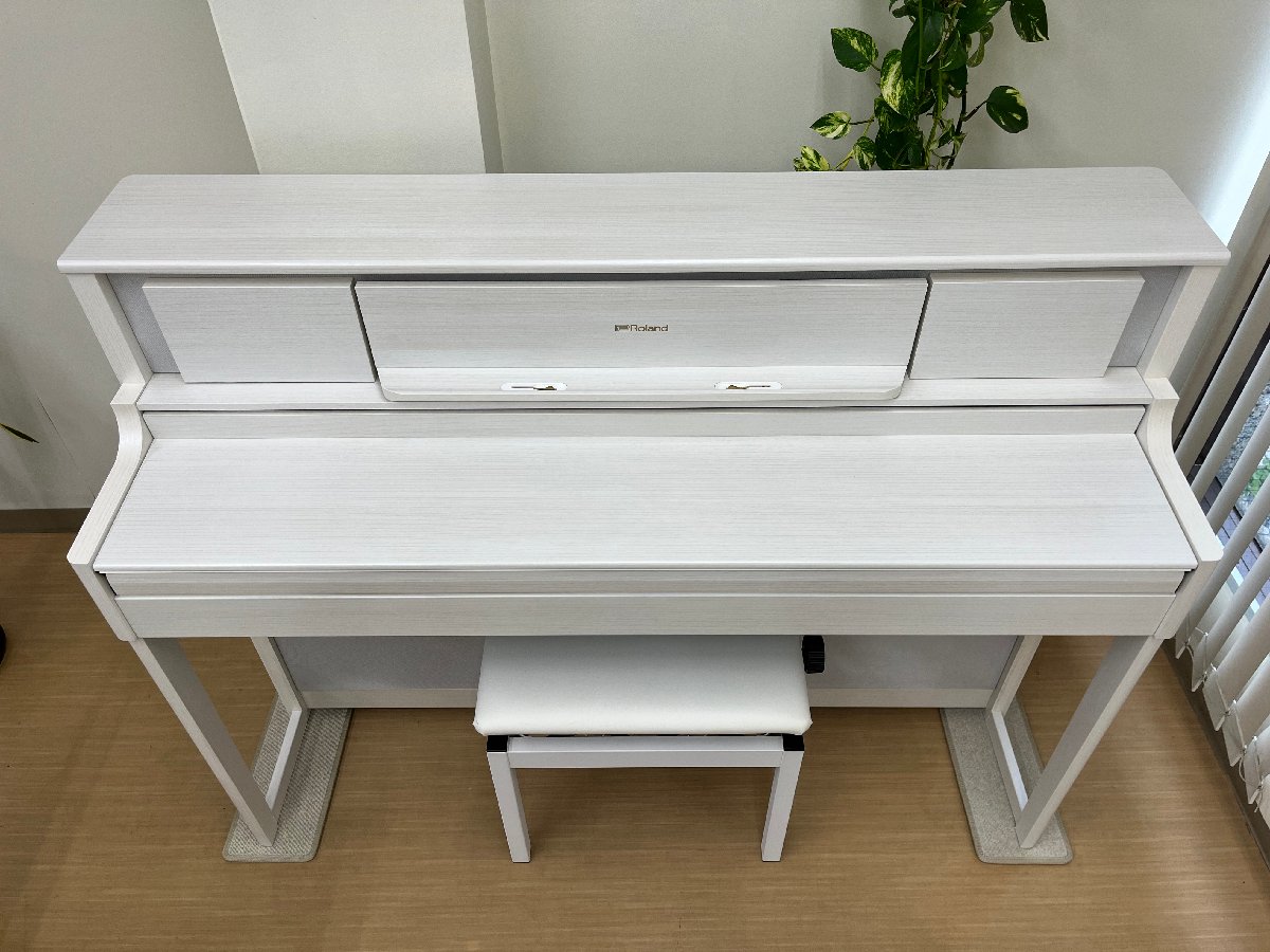 Roland LX705GP-SR 19年製 中古 電子ピアノ 木製鍵盤 椅子付き