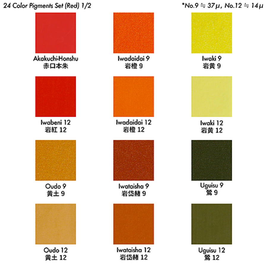 PIGMENT SELECT Japanese Painting set/Artificial24 – Pigment Tokyo