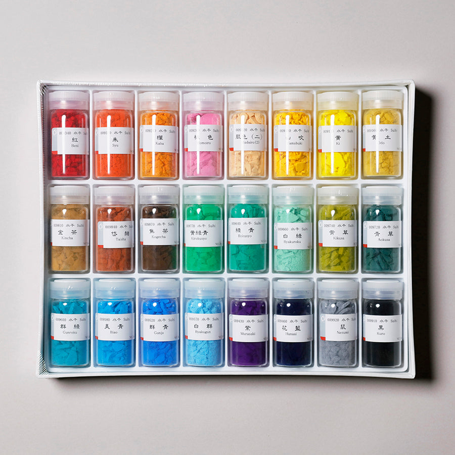 水干絵具 24色セット – PIGMENT TOKYO