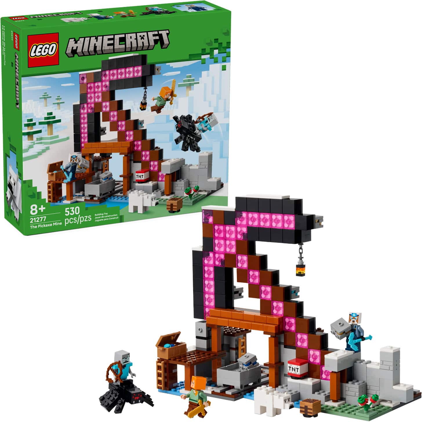LEGO Minecraft The Pickaxe Mine Kids Toy 21277 6526795 - Best Buy