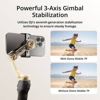 DJI Osmo Mobile 7P 3 Axis Phone Gimbal Stabilizer for iPhone