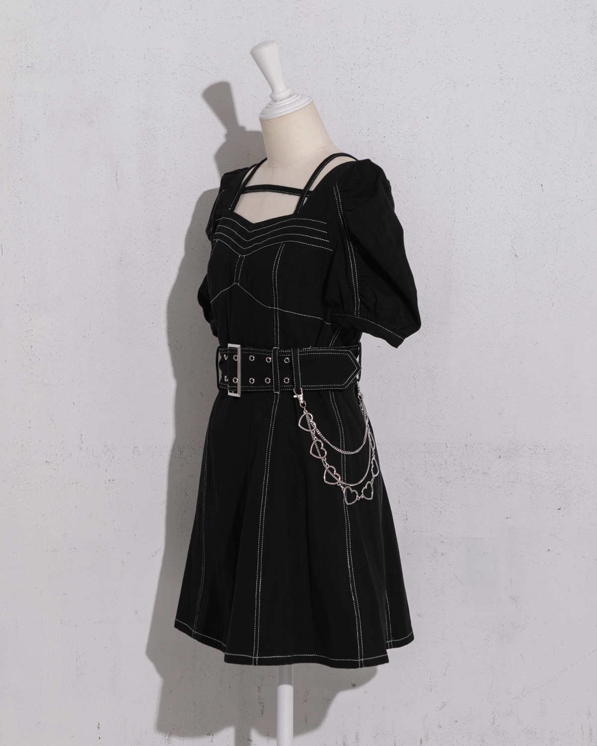 クロステープベルトミニワンピース – pium