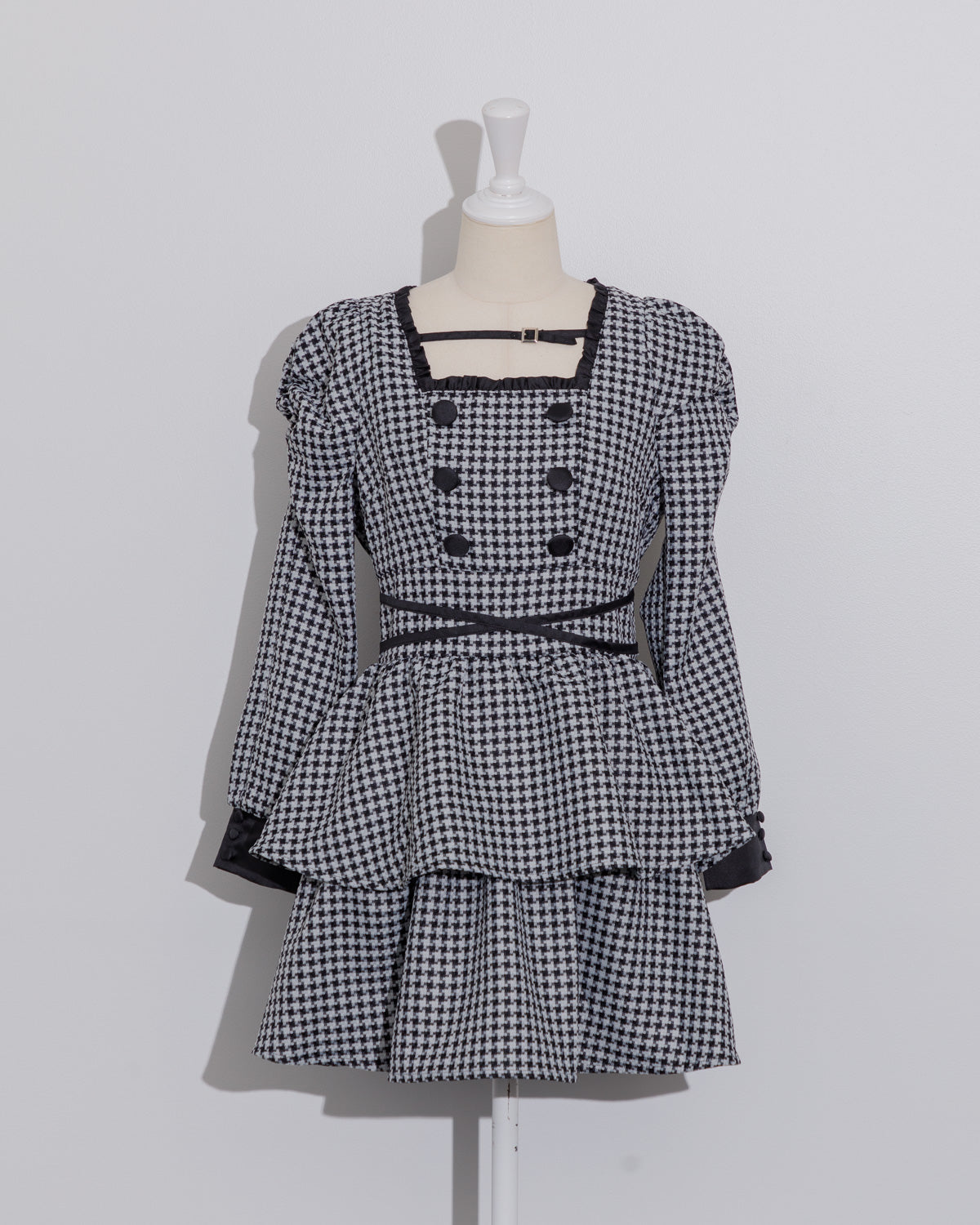 クロスベルトティアードワンピース – pium