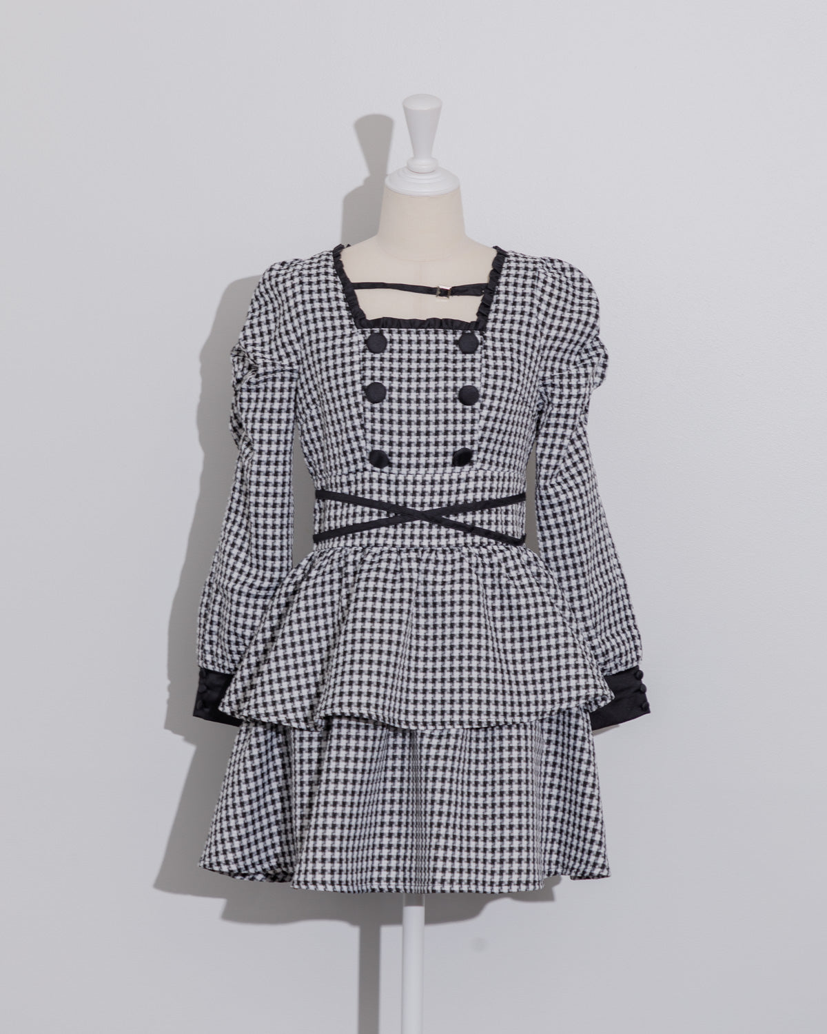 クロスベルトティアードワンピース – pium