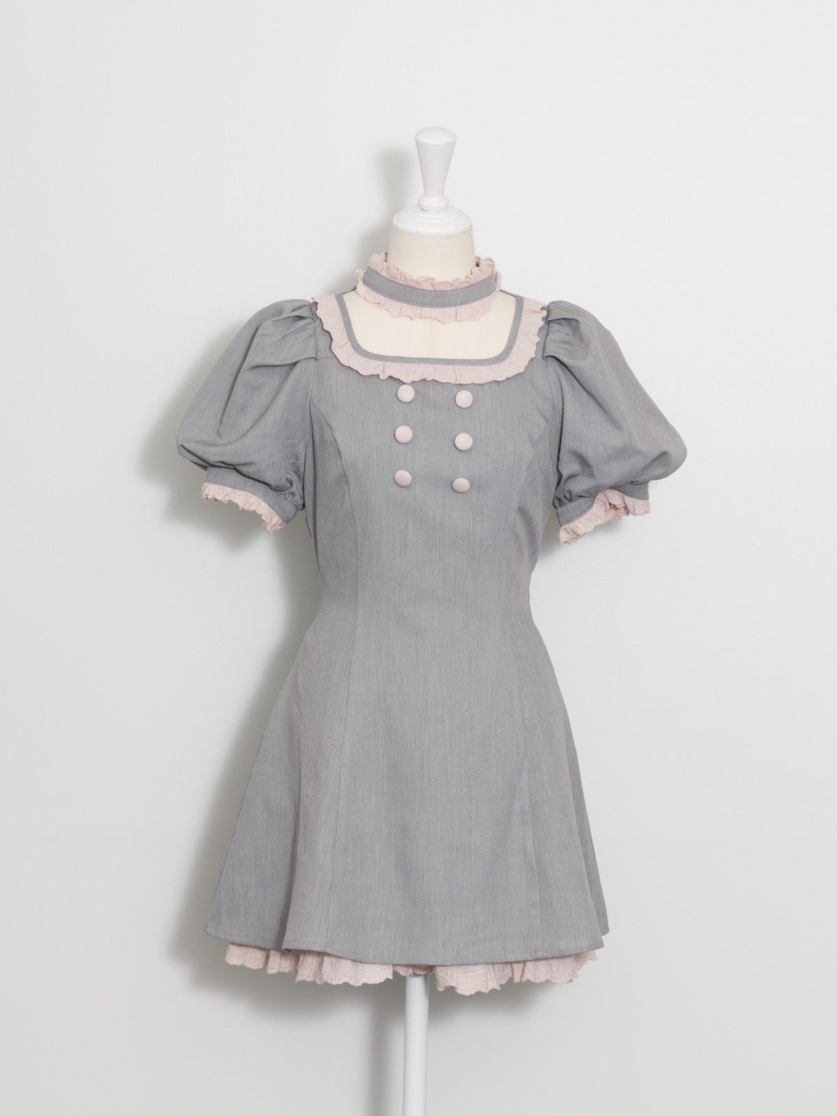 コットンフリルチョーカードールワンピース – pium