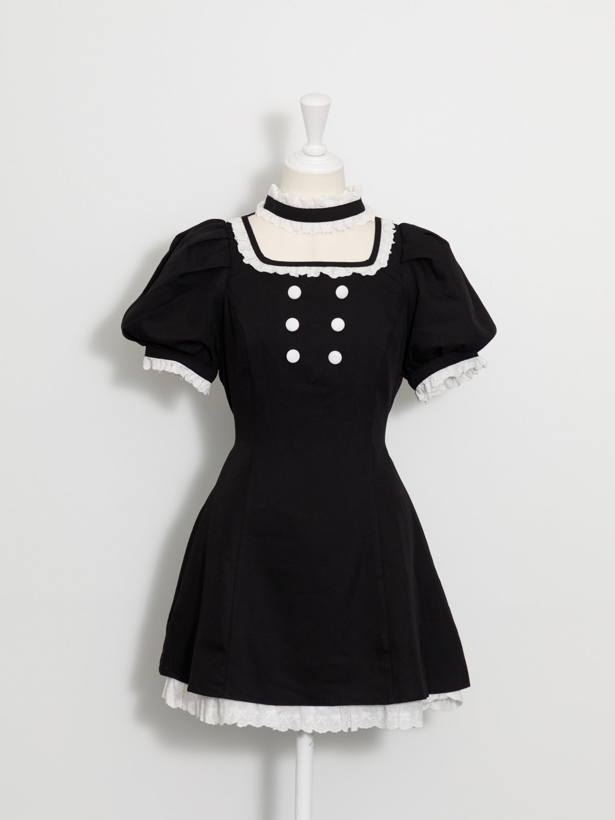 コットンフリルチョーカードールワンピース – pium