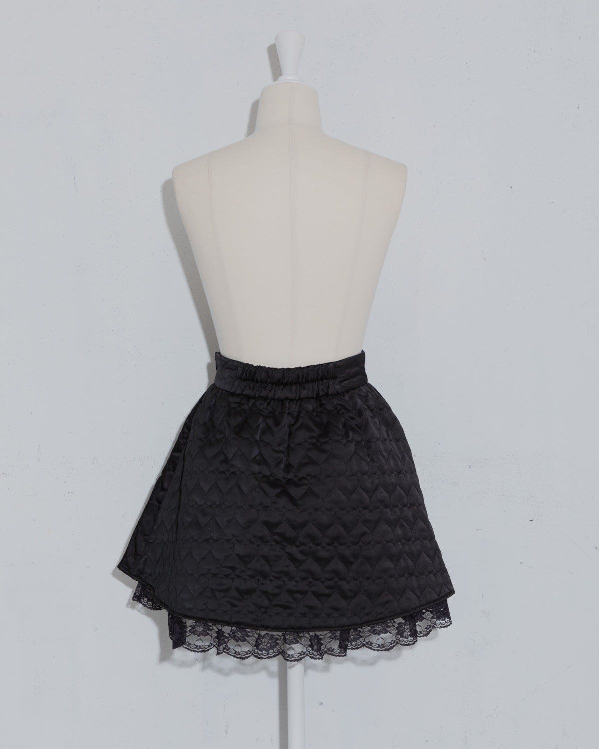 ハートキルティングフレアミニスカート – pium