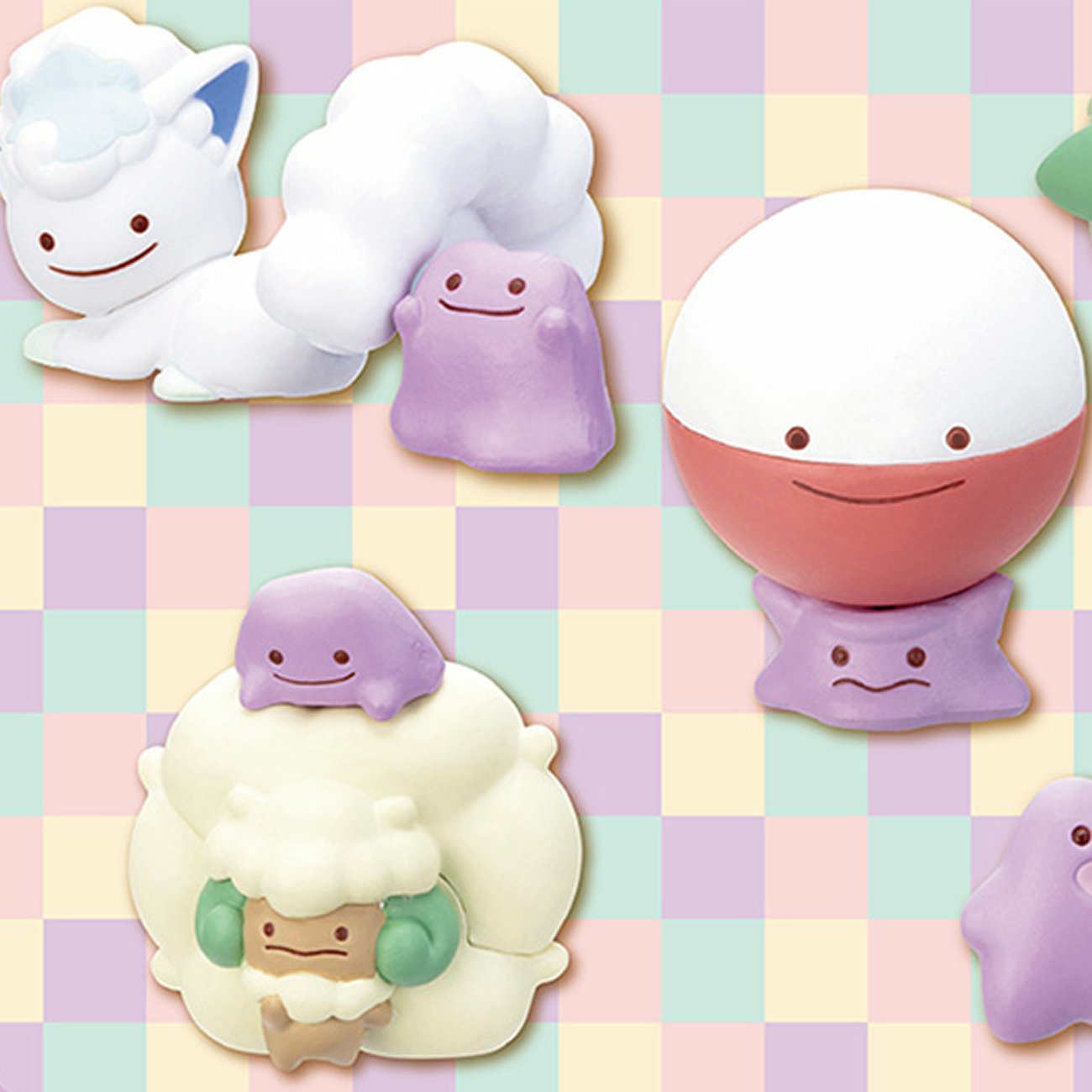 へんしん！ メタモンのフィギュア第6弾に、シェイミやエルフーン