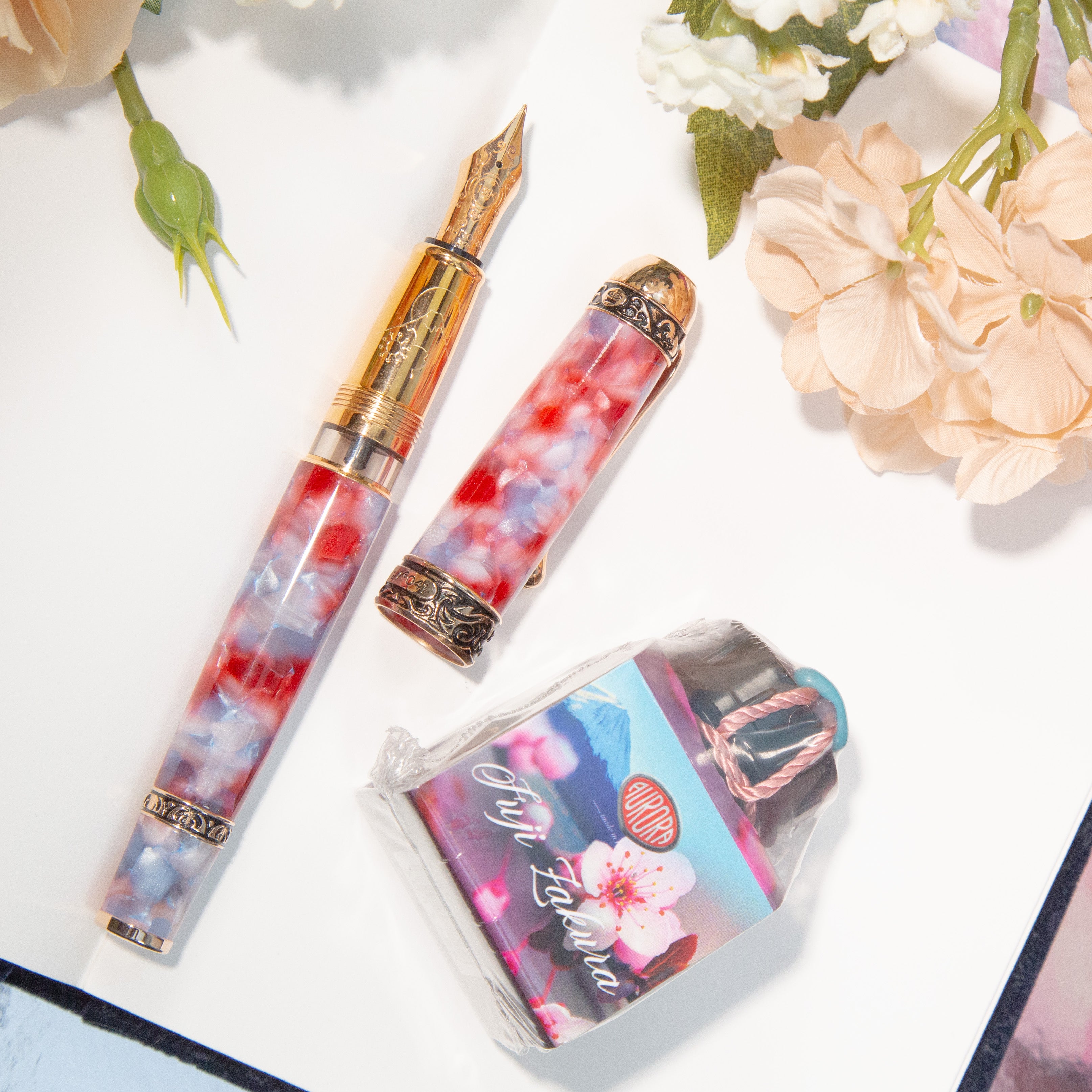 AURORA アウロラ 万年筆 限定388本 富士桜 Fuji Zakura 946-PSK