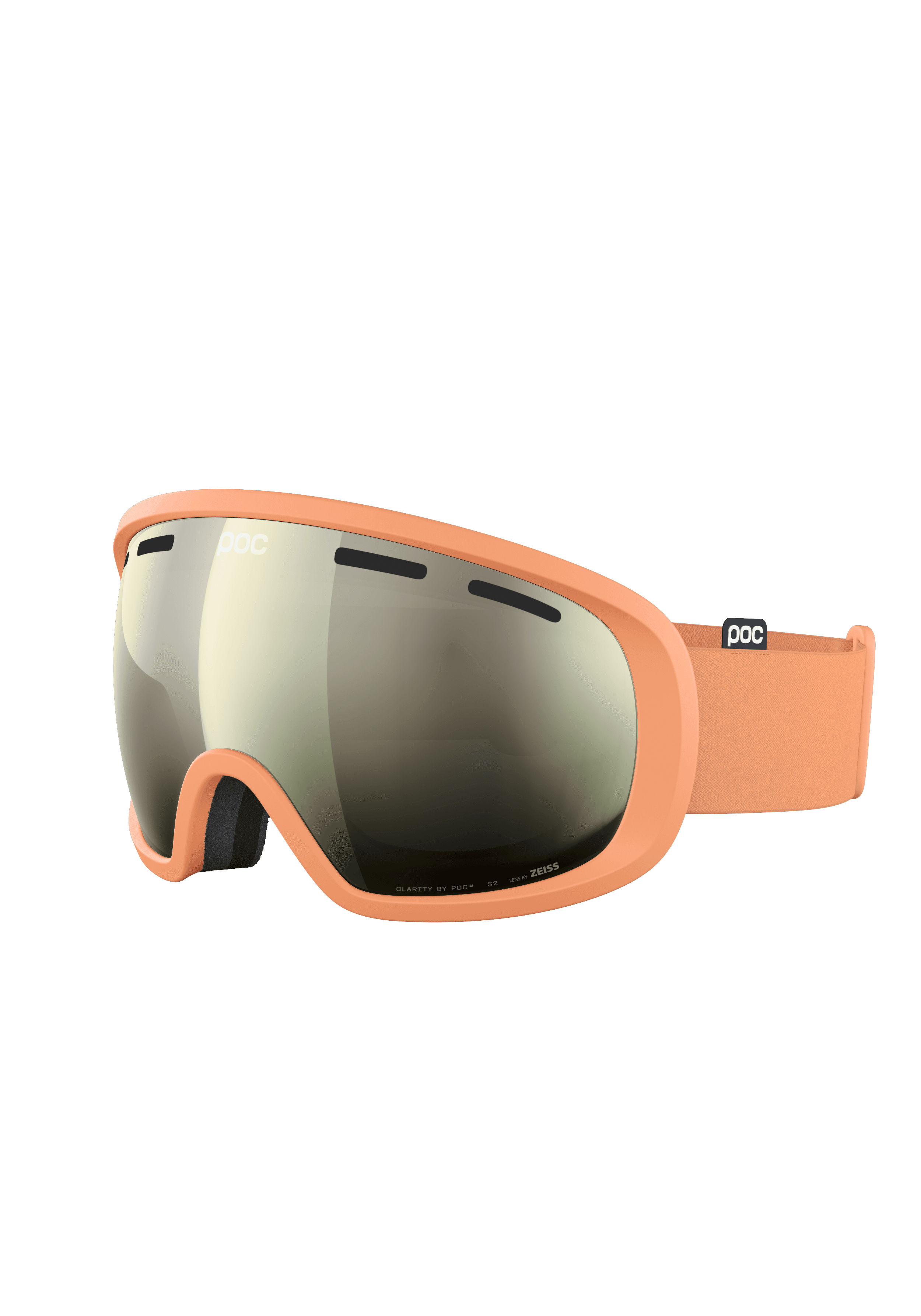 Fovea Ski Goggles in Apricot Sunstone | Ski Eyewear | POC (Global EN)