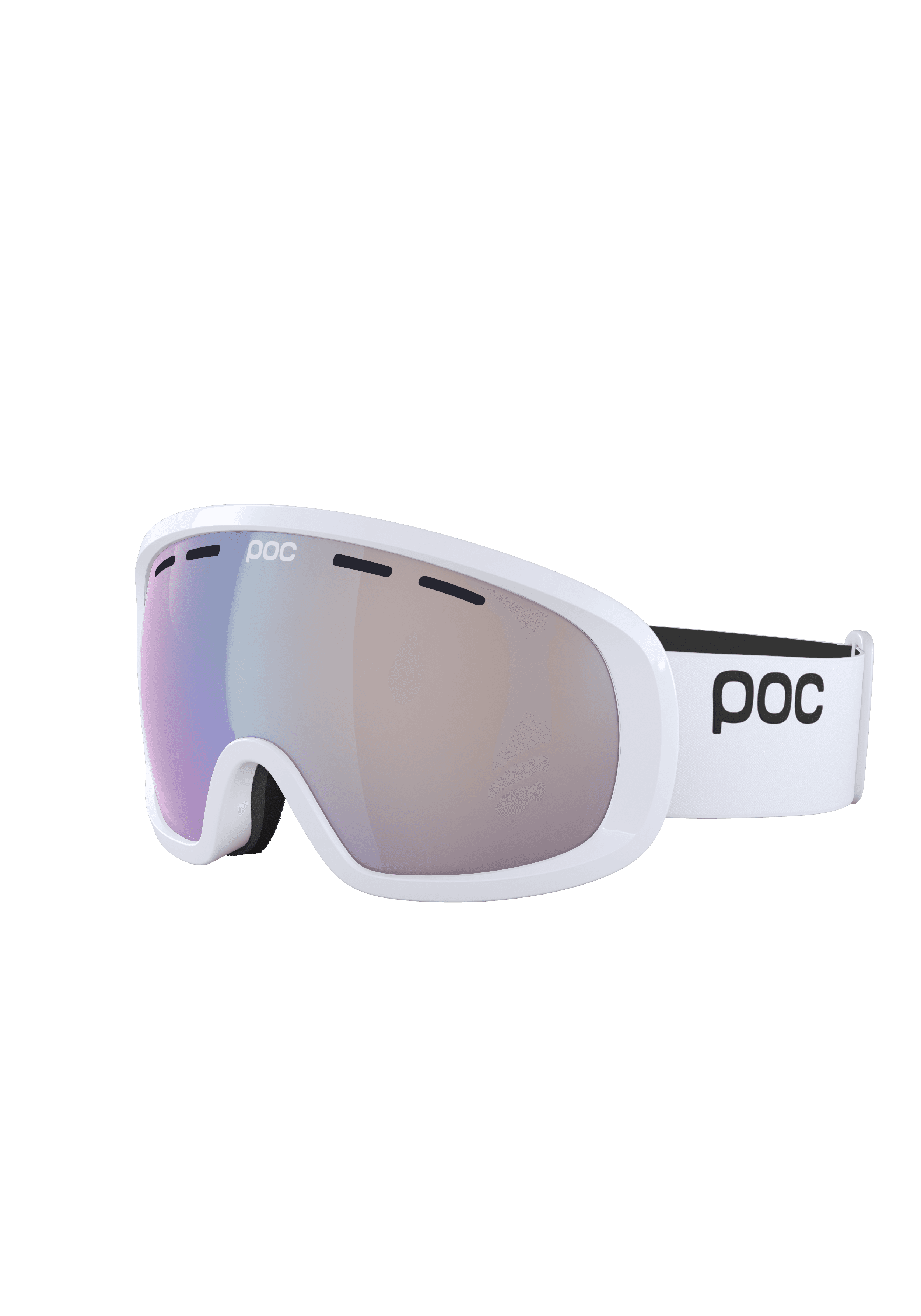 Fovea Mid Photochromic Ski Goggles in Hydrogen White | Ski Eyewear