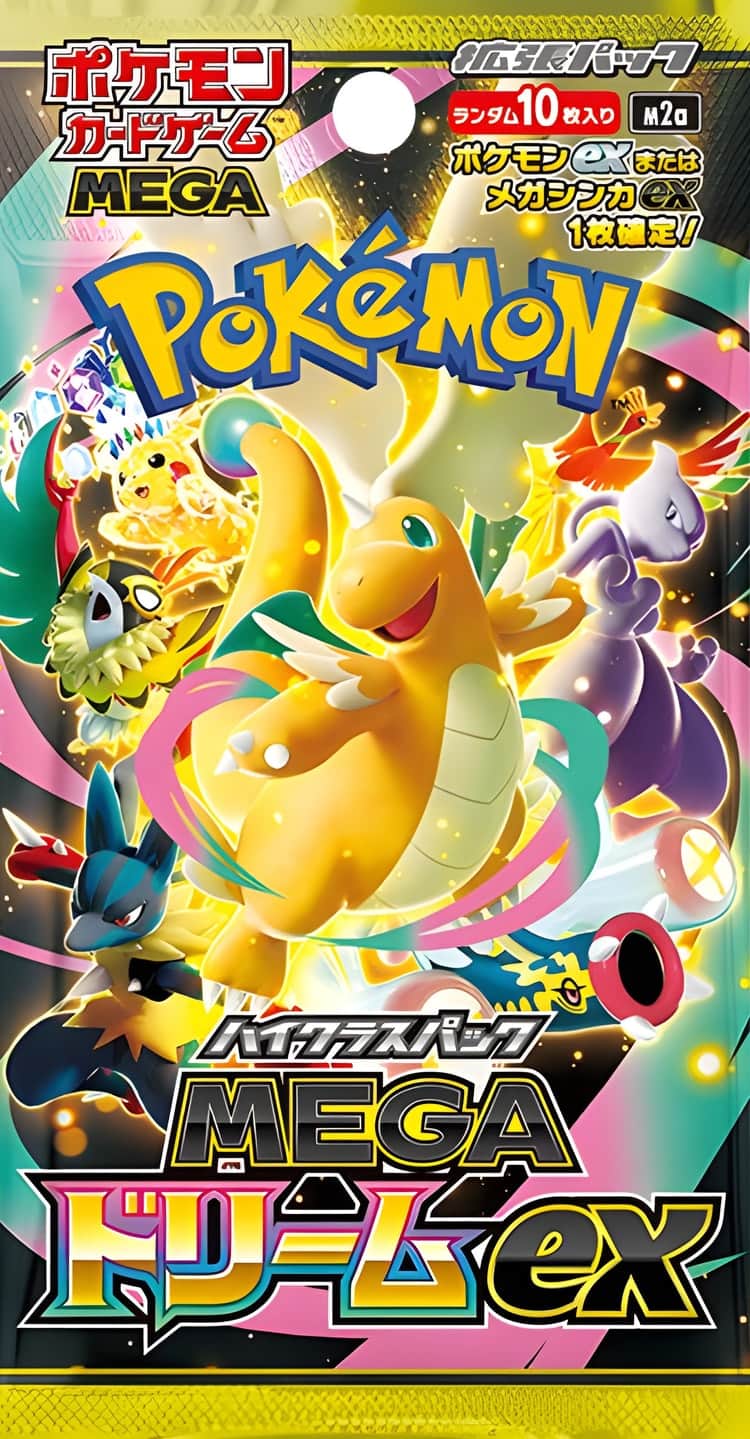 ポケモンカードゲーム MEGA ドリームEX 10パック入りシュリンク付きbox