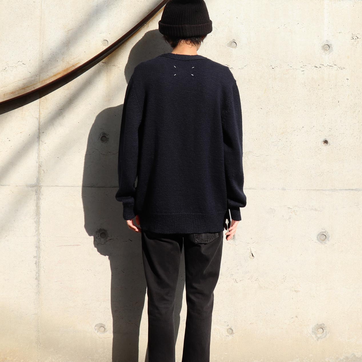 POST JUNK / MAISON MARTIN MARGIELA 10 / 07AW V-Neck Knit [XL]