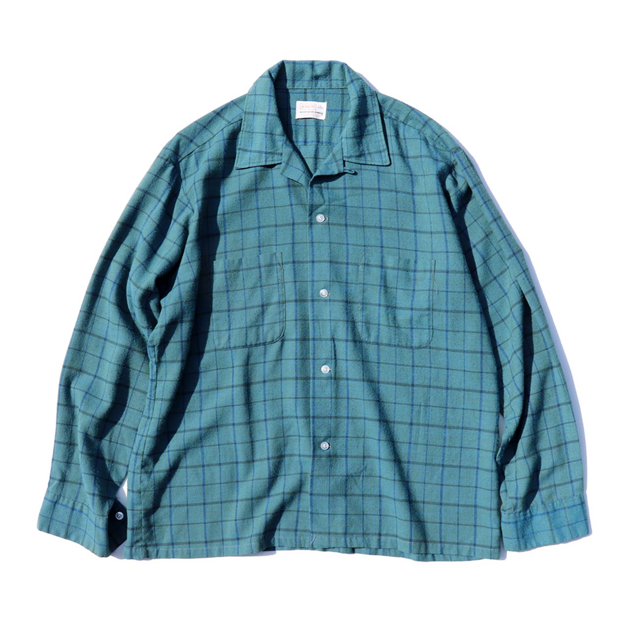 POST JUNK / 60's〜 BRENT レーヨン/ポリエステル オープンカラー