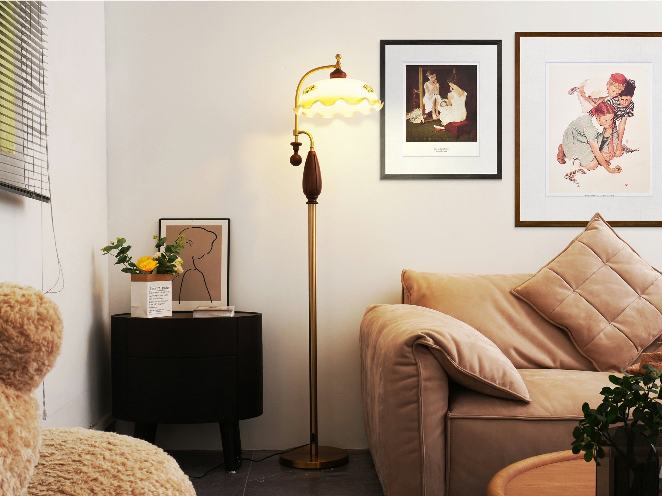 限定10枚】Girl at the Mirror 1954 - CURTIS PUBLISHING 1992