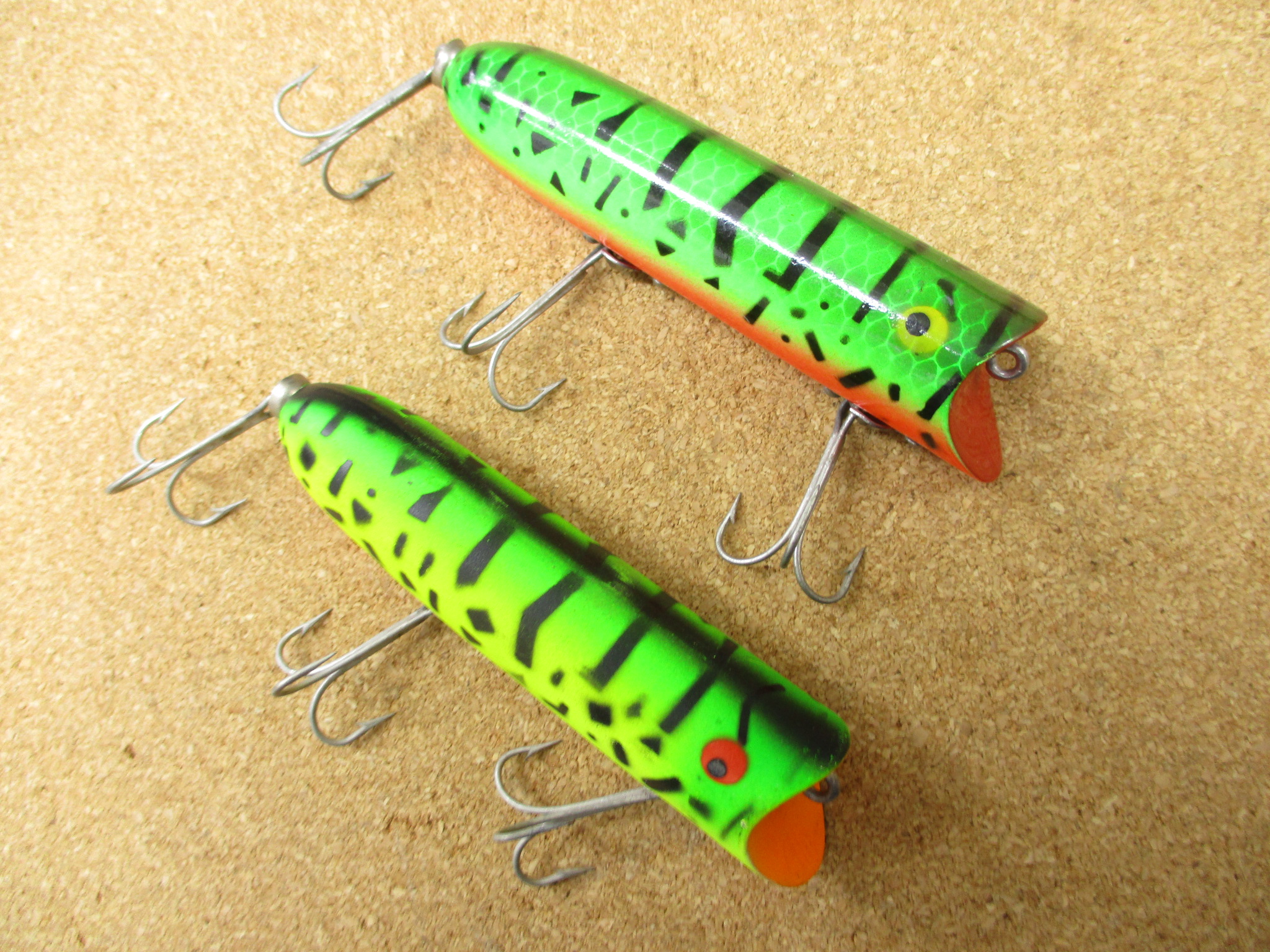 専用・オールドヘドン HEDDON ラッキー13 GR スイカ 縦割れ ヘドン