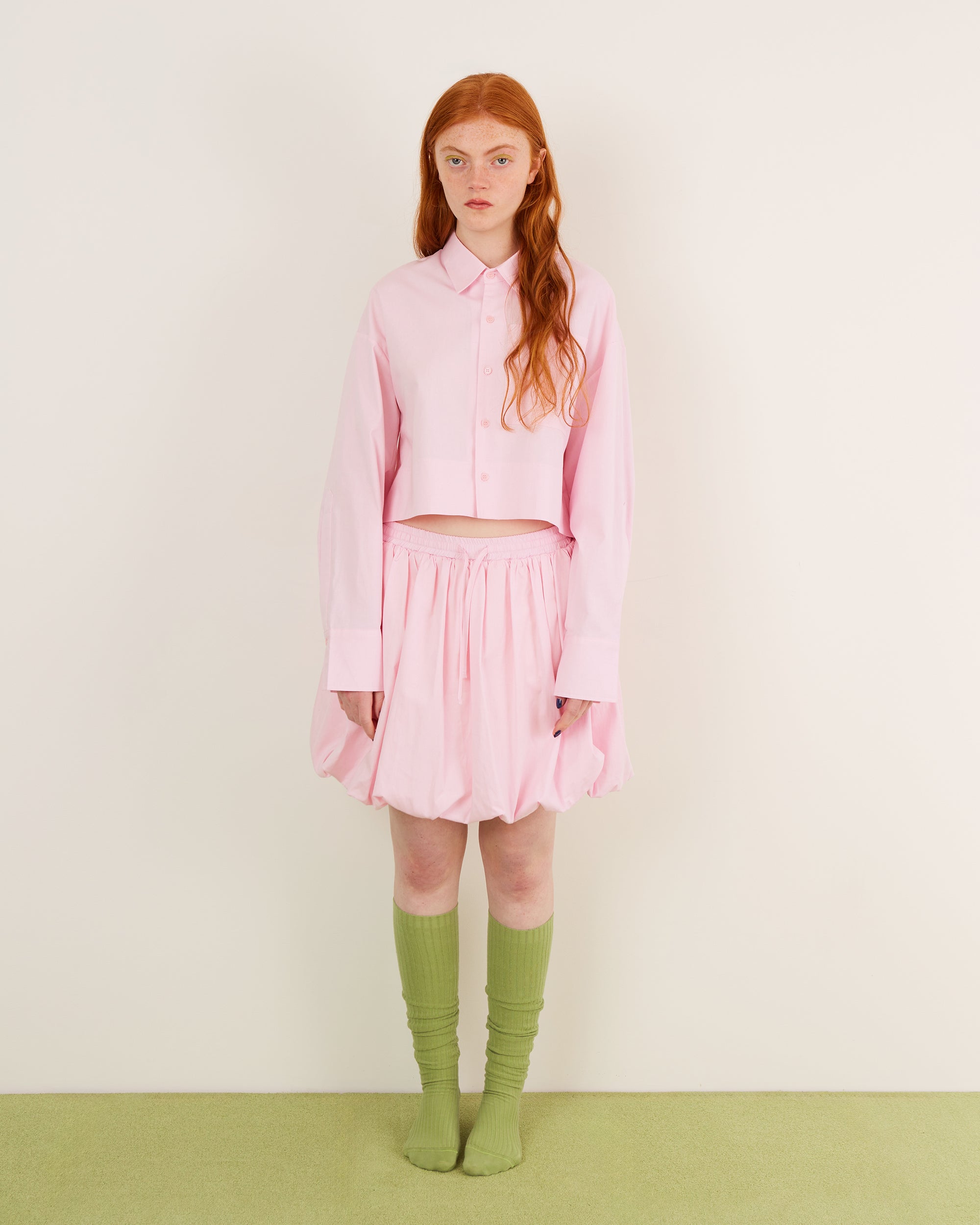 Balloon mini skirt (pink)