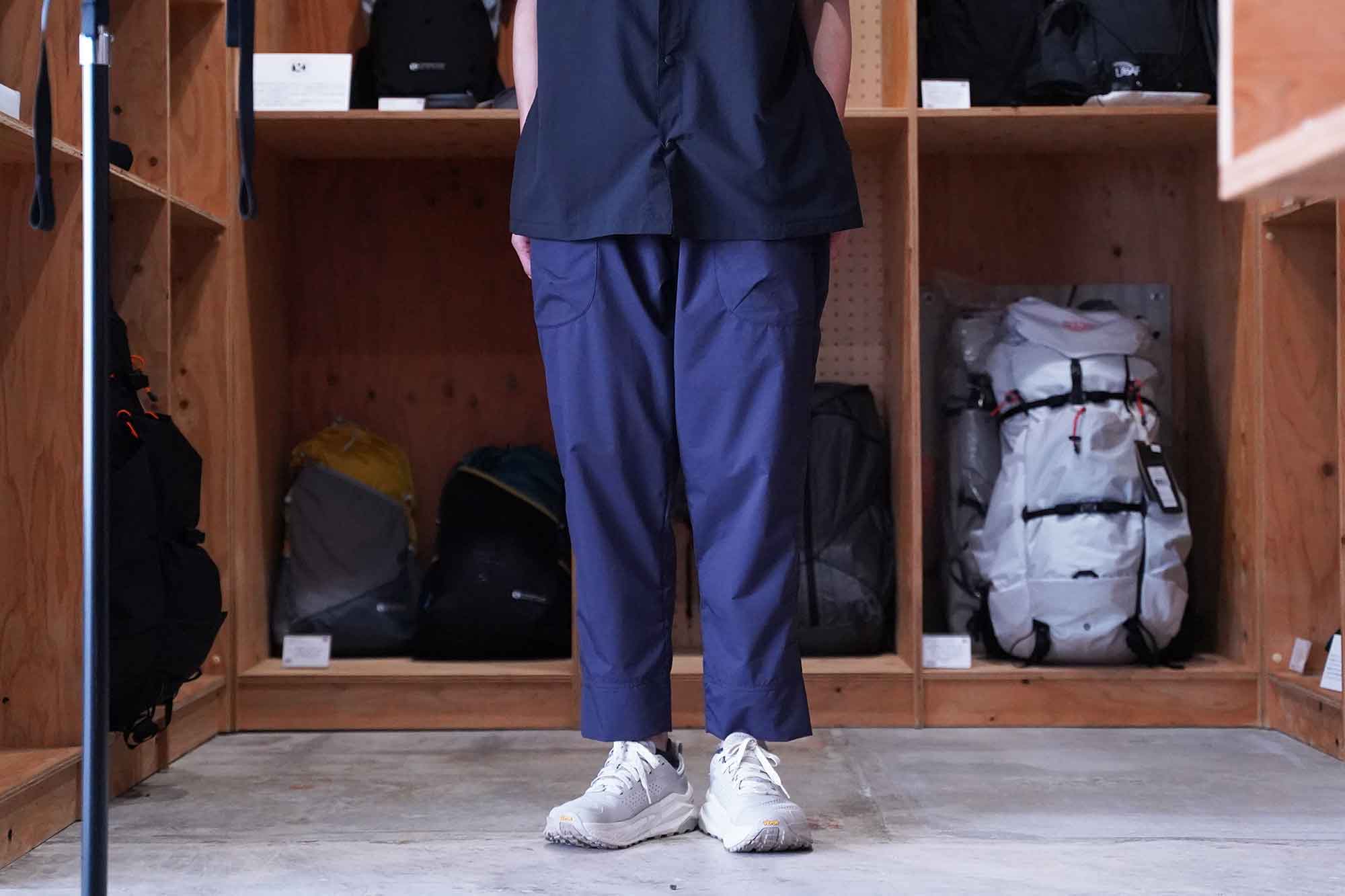 アクシーズクイン ストライプのパンツ 四 AXESQUIN ELEMENTS