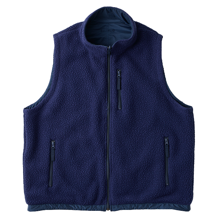 LINER NYLON FLEECE ZIP UP VEST (POLARTEC) / WEATHER MJ CONNECTION ~24A