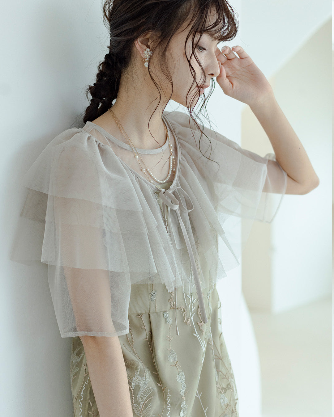 ケープセット4WAYレースドレス as25618 Dorry doll ドリードール