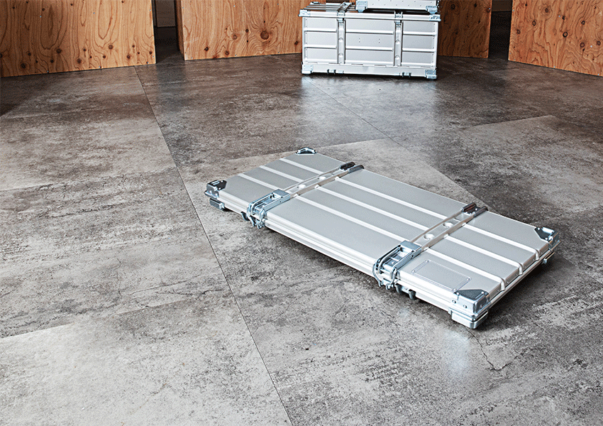 折りたたみ式アルミコンテナAFC-178【国産コンテナ】【容量178L