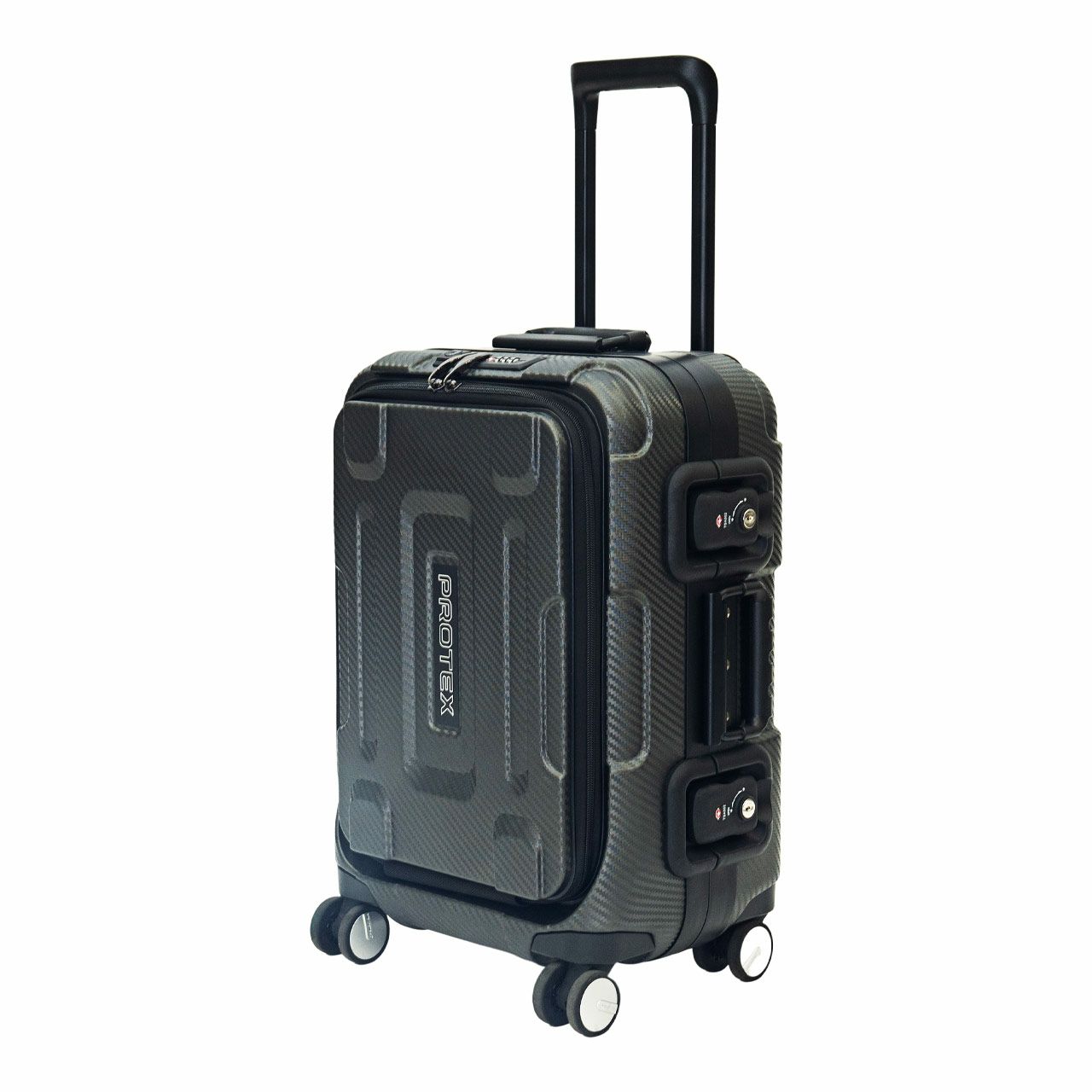 機内持込対応＞容量28L精密機器輸送・フロントオープン型4輪キャリー