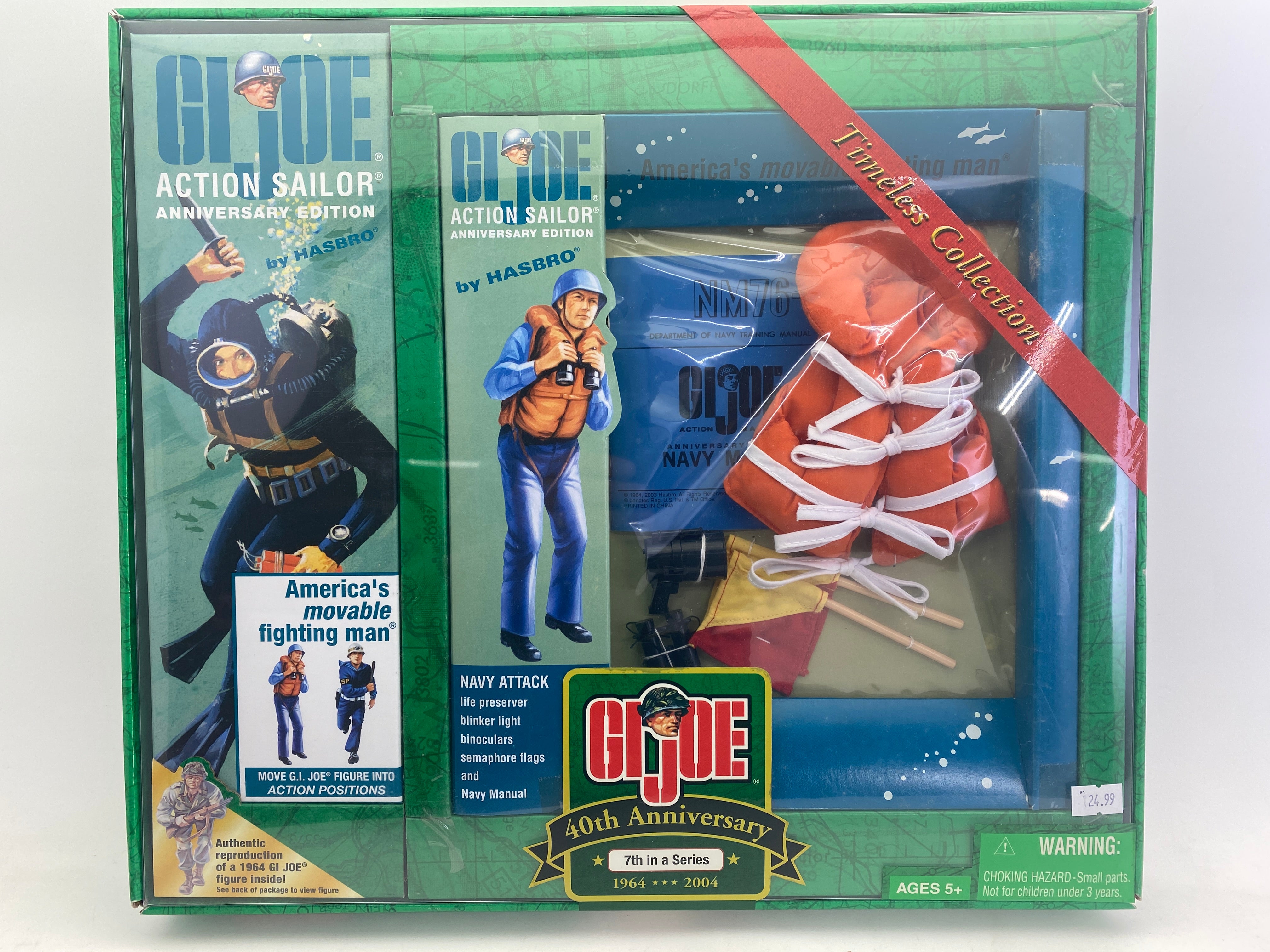 Second Chance RJ Collection GI Joe Navy Attack set Action Sailor