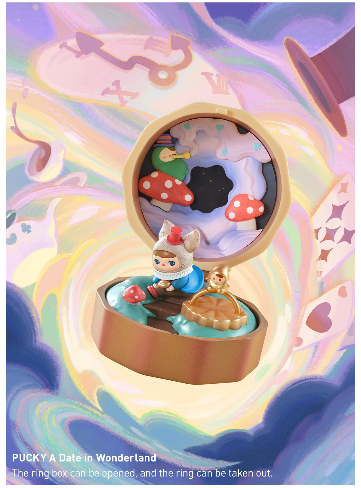 POP NOW:Romantic Ring Box Series 4 Scene Sets - POP MART (United