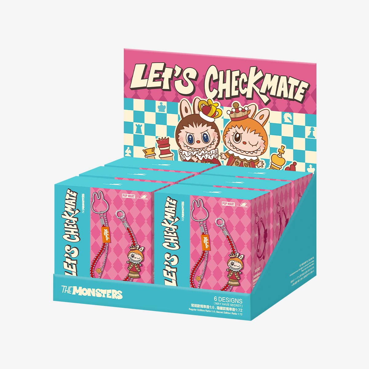 THE MONSTERS Let's Checkmate Series-Pendant Blind Box - POP MART