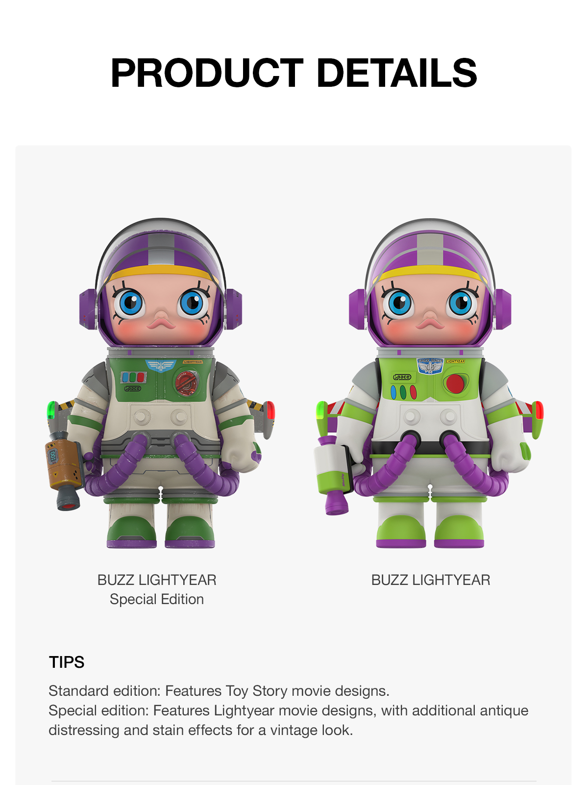 MEGA SPACE MOLLY 400% Buzz Lightyear - POP MART (France)