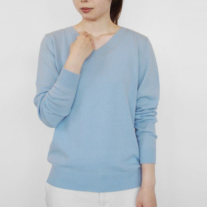 カシミヤ100％Vネックセーター | Milestone公式オンラインストア