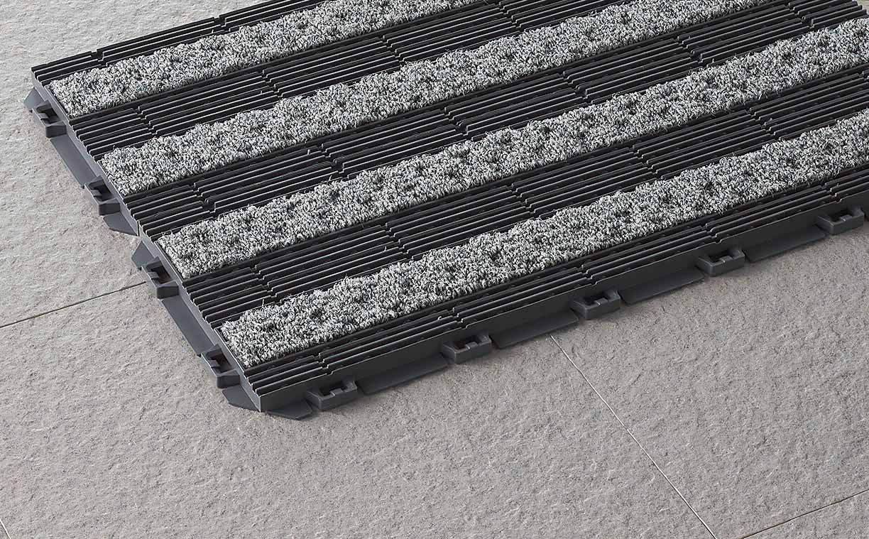 山崎産業株式会社｜樹脂システムマット150 テキスタイルライン