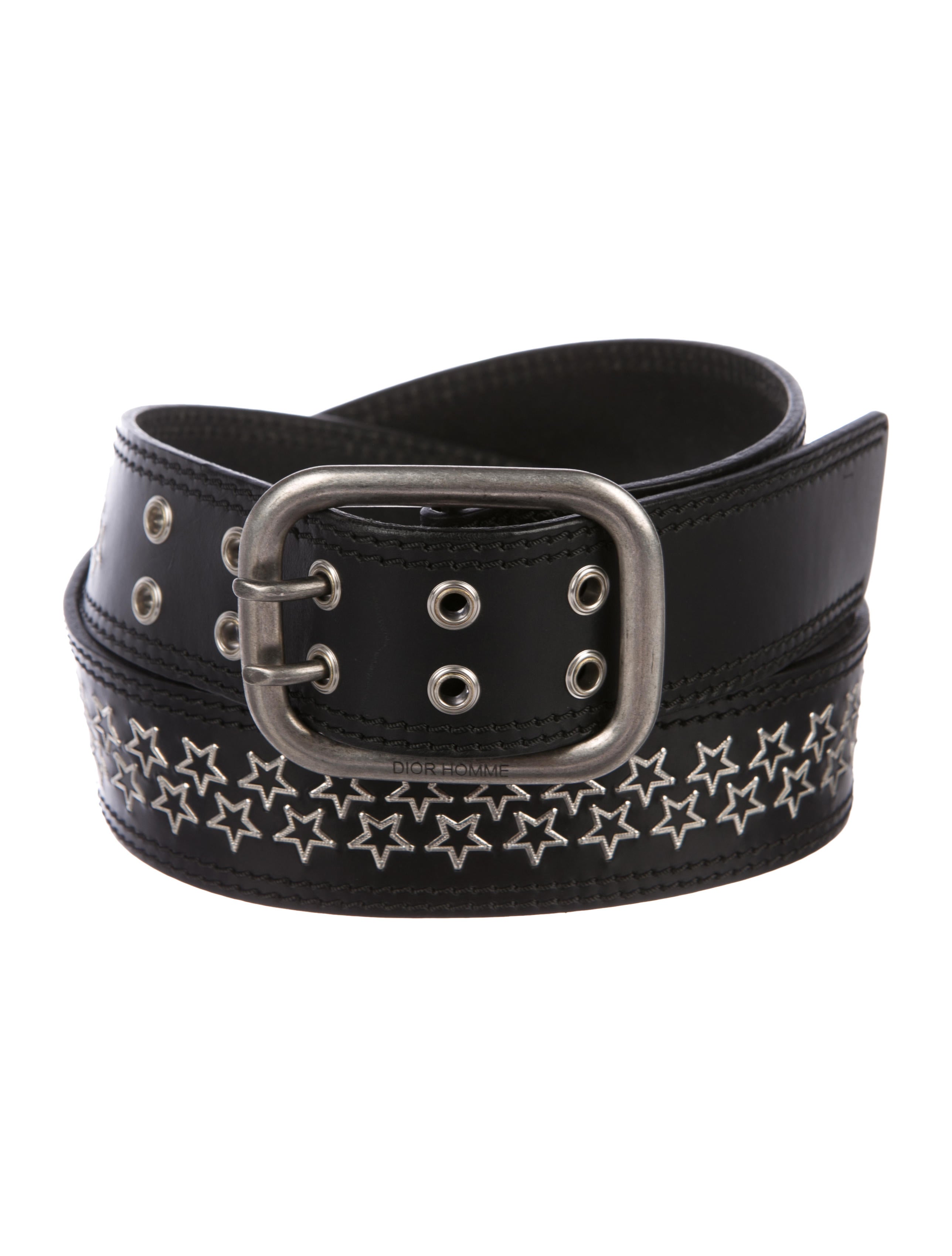 Dior Homme 2005 Star Buckle Belt - Black Belts, Accessories