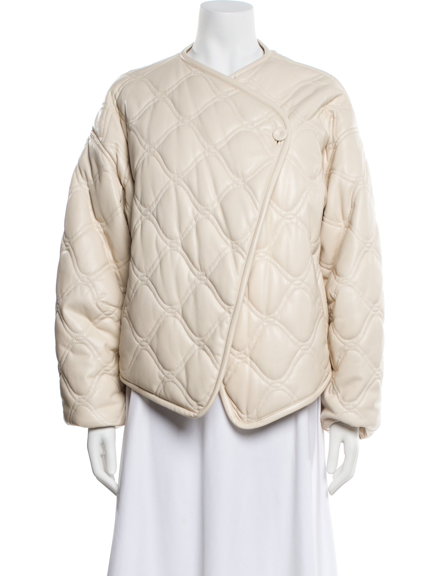 Katharine Hamnett London Leather Jacket - Black Jackets, Clothing