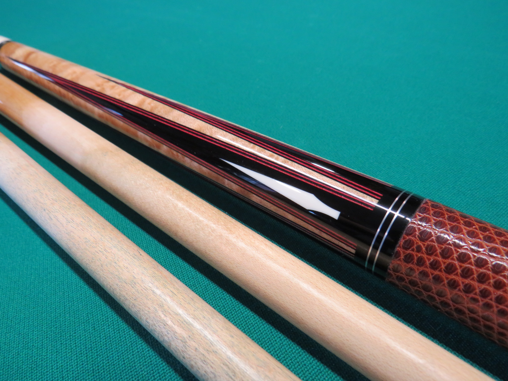 2000 Mike Lambros cue - Proficient Billiards - Pool Cue Repair