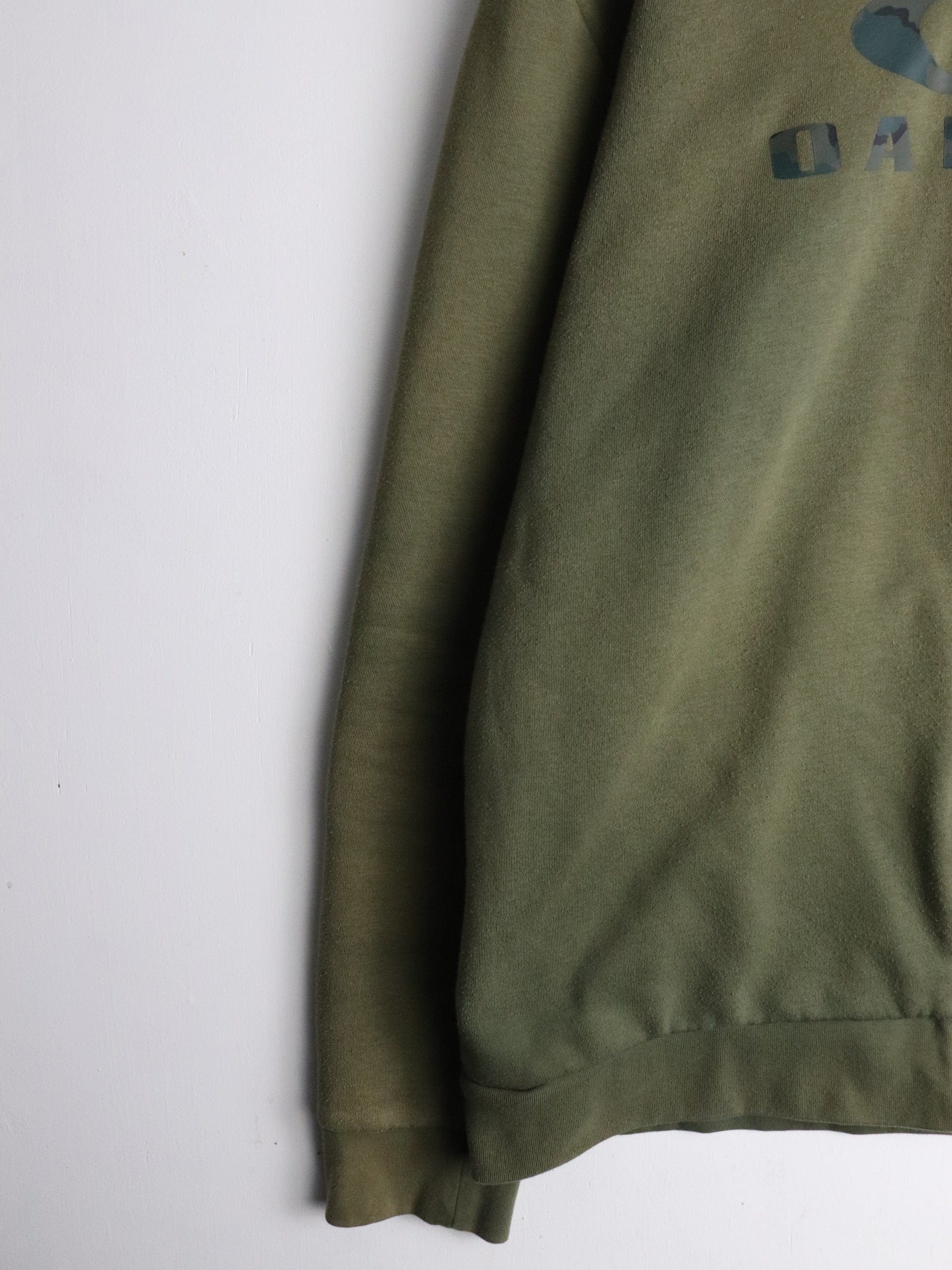 Oakley Sweatshirt Mens 2XL Green Full Zip Hoodie – Proper Vintage