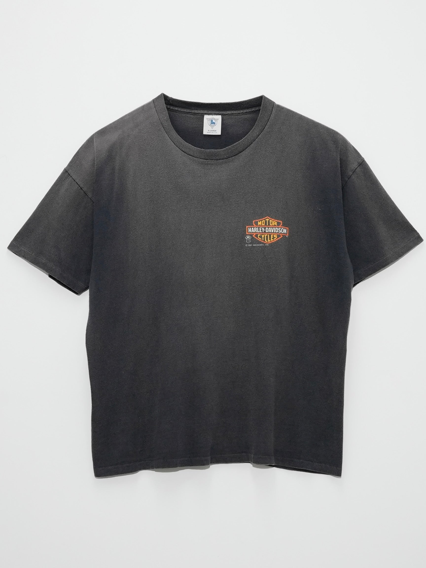 USED MACHINE COLLECTION 80's HARLEY-DAVIDSON BLACK HILLS T-SHIRT