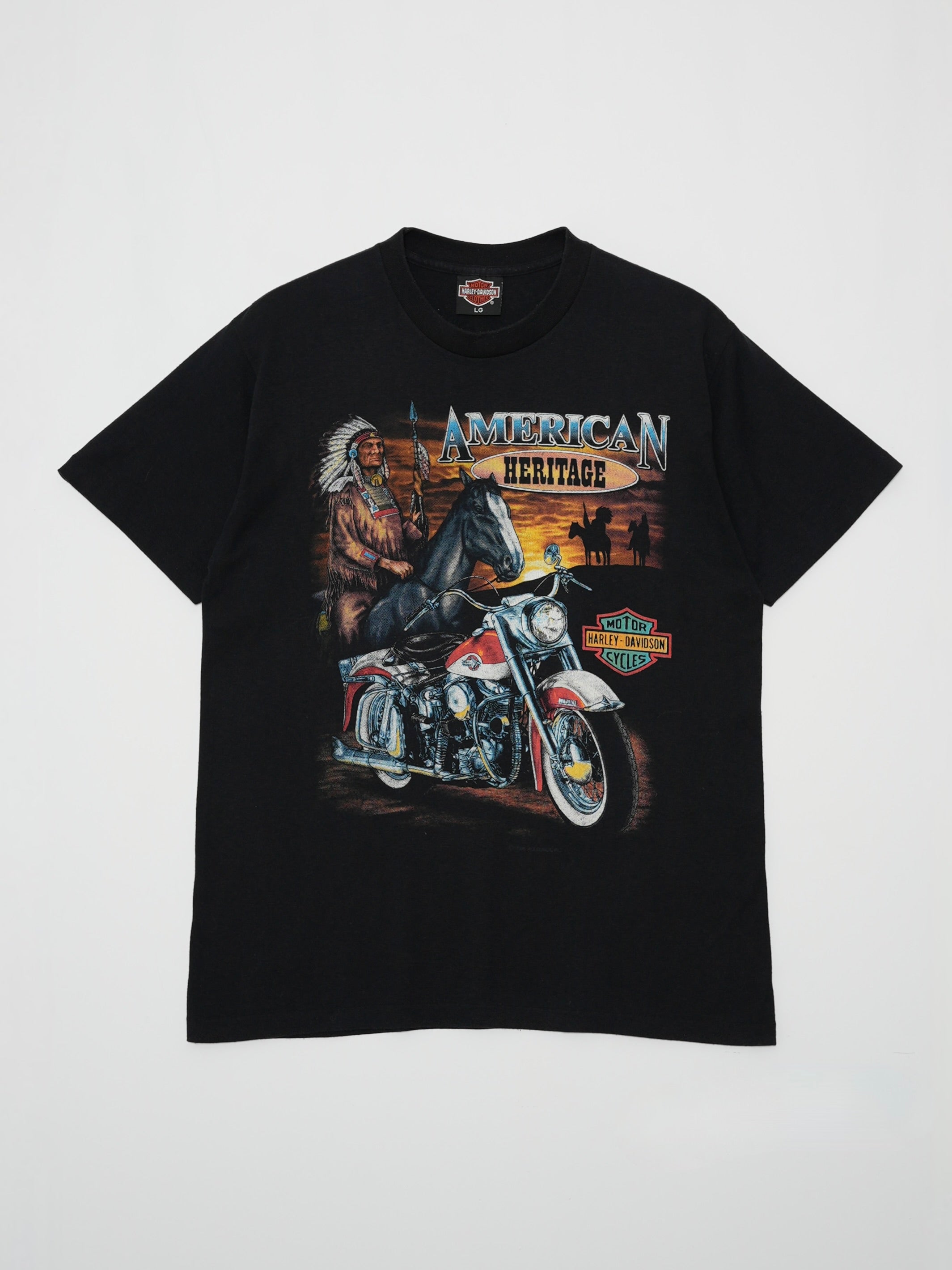 USED MACHINE COLLECTION 90's HARLEY-DAVIDSON USED T-SHIRT