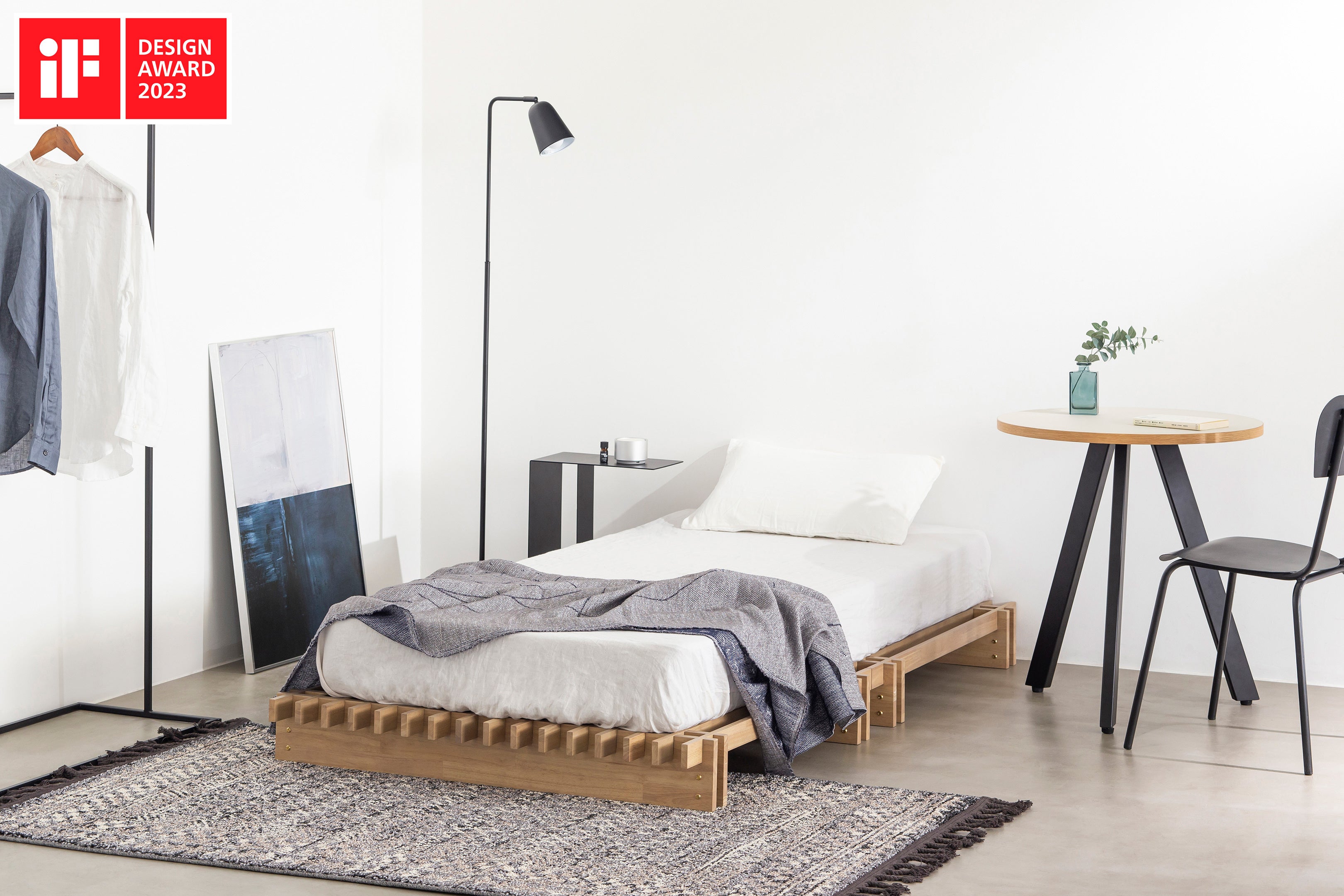 KANADEMONO取扱の「KOTA SUNOKO BED」が世界三大デザイン賞の「if